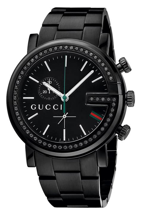 gucci g chrono watch black replacement bracelet|Gucci g timeless watch price.